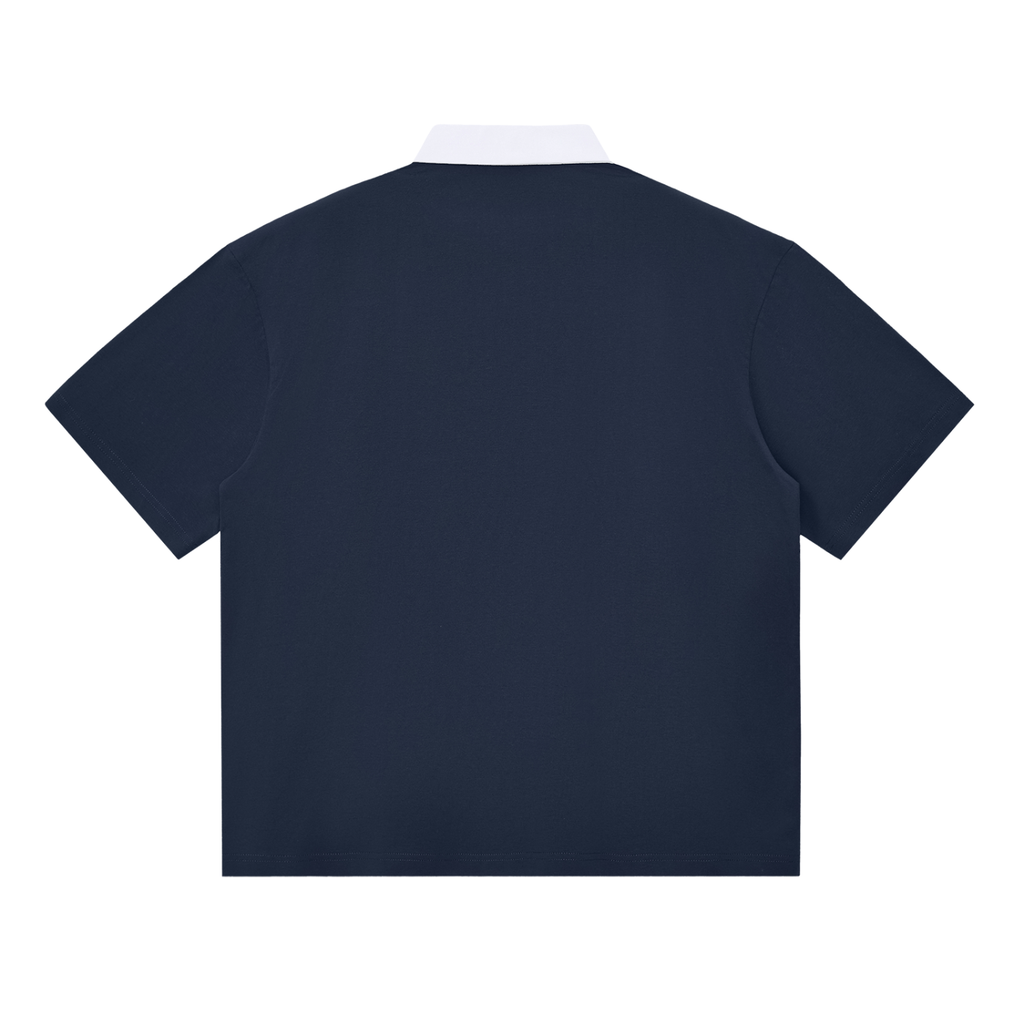 Kings Corner White Collar Polo Shirt