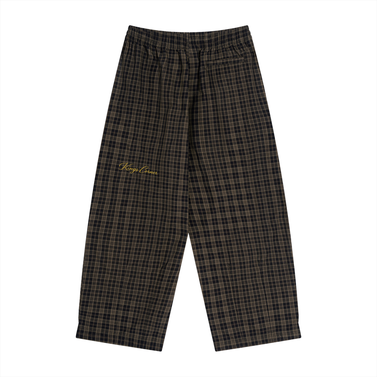 Kings Corner Plaid Wide Leg Pants