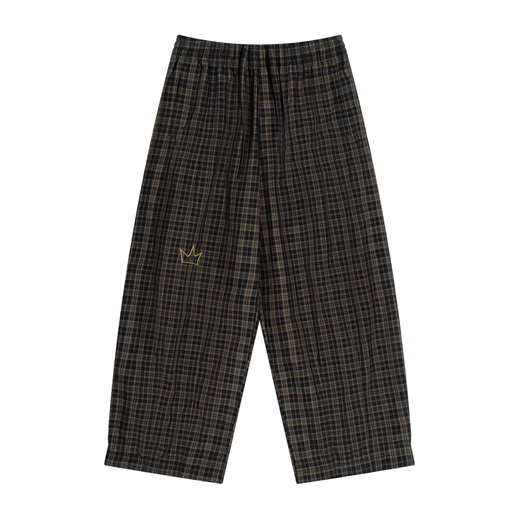 Kings Corner Plaid Wide Leg Pants